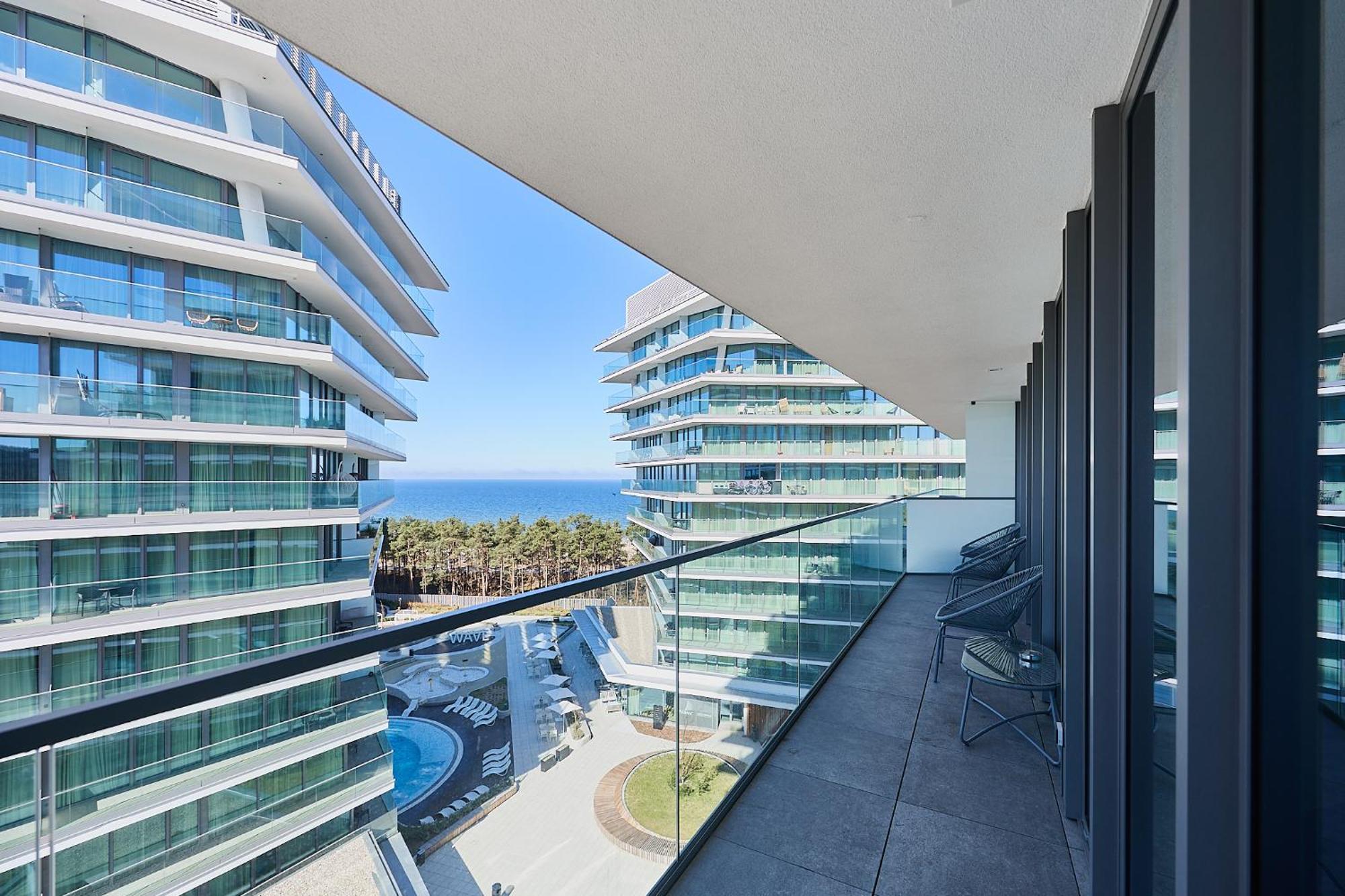 Wave - D654 Sea View Apartment Miedzyzdroje
